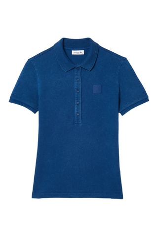 Polo slim - Bleu cobalt
