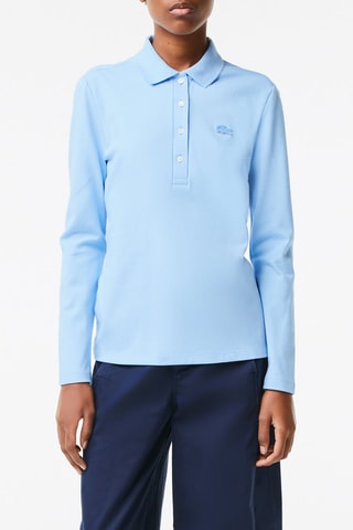 Polo slim Bleu clair