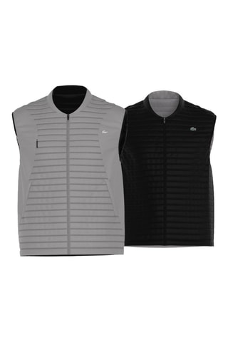 Doudoune sans manches réversible - Noir et gris clair