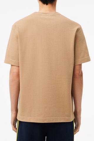 T-shirt en coton biologique - Beige