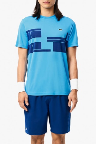 T-shirt Lacoste Tennis x Novak Djokovic - Bleu