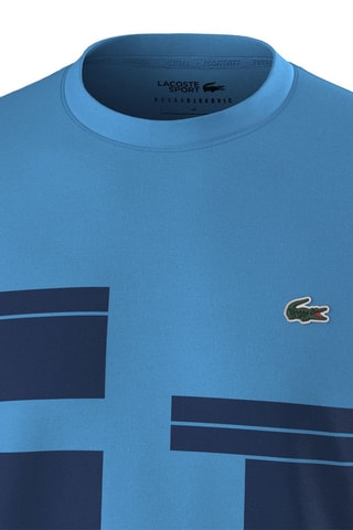 T-shirt Lacoste Tennis x Novak Djokovic - Bleu