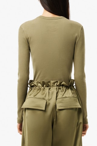 T-shirt en coton biologique - Kaki