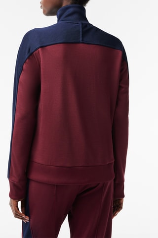 Sweat en coton biologique - Bordeaux et bleu marine