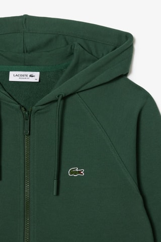 Sweat regular en coton biologique - Vert foncé