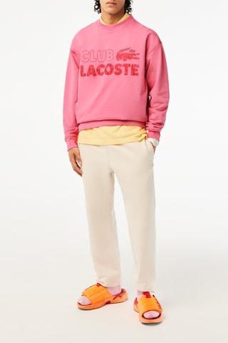 Sweat loose en coton biologique - Rose