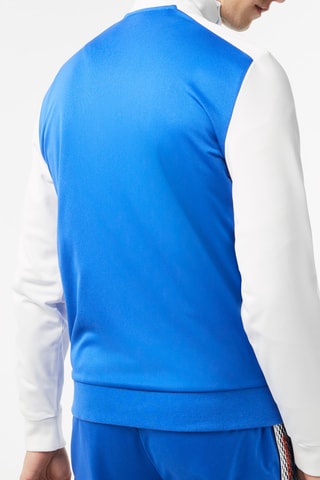 Sweat classic fit Lacoste Tennis - Bleu et blanc cassé