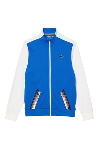 Sweat classic fit Lacoste Tennis - Bleu et blanc cassé