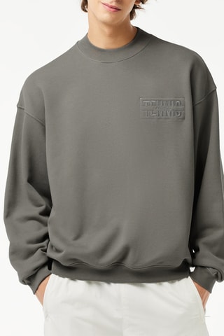 Sweat en coton biologique - Anthracite