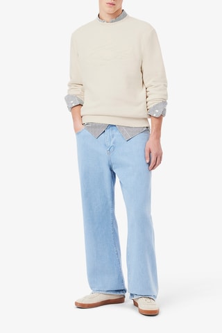 Sweat en coton biologique - Beige clair