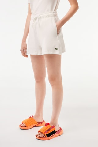 Short en coton biologique - Blanc