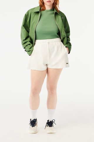 Short en coton biologique - Blanc