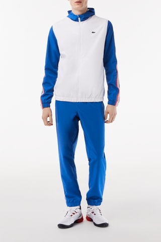 Veste à capuche et jogging regular - Blanc et bleu roi
