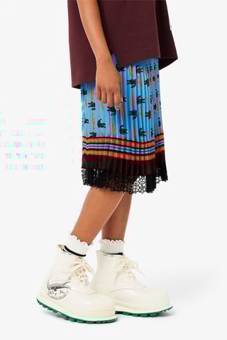 Jupe plissée - Bleu clair