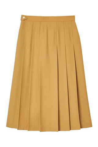 Jupe plissée - Camel
