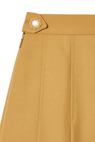 Jupe plissée - Camel