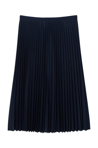 Jupe plissée - Bleu marine