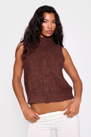 Gilet - Marrone scuro - Pretty Little Thing