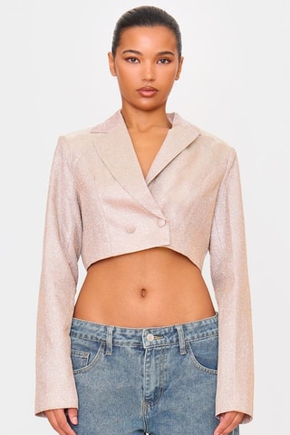 Coprispalle - Rosa cipria melange - Pretty Little Thing