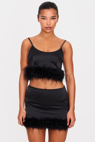 Crop top - Nero - Pretty Little Thing