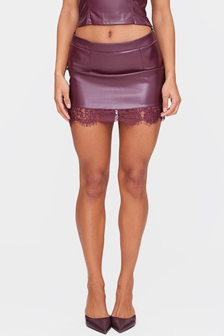 Minigonna - Bordeaux - Pretty Little Thing