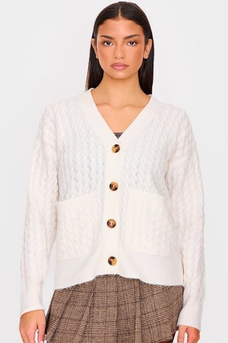 Cardigan - Ecrù - Pretty Little Thing