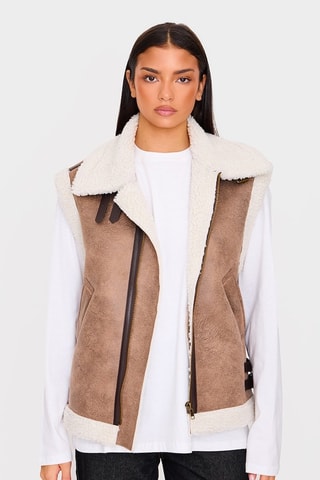 Giacca senza maniche - Marrone chiaro - Pretty Little Thing