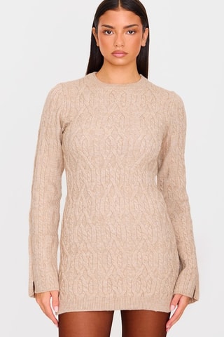 Abito - Taupe - Pretty Little Thing