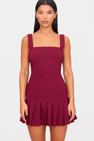 Abito taglio dritto - Bordeaux