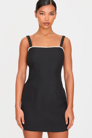 Vestido direito - Preto