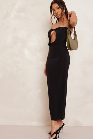 Abito bustier - Nero