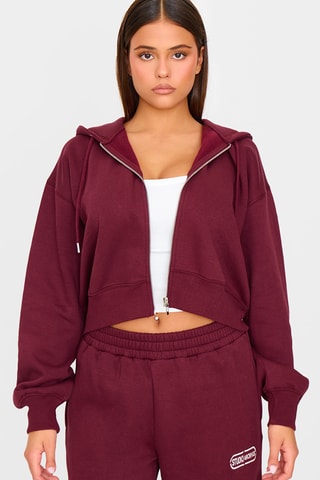 Felpa corta - Bordeaux