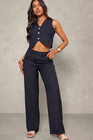 Gilet da completo e pantaloni - Nero