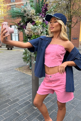 Shorts in jeans - Rosa