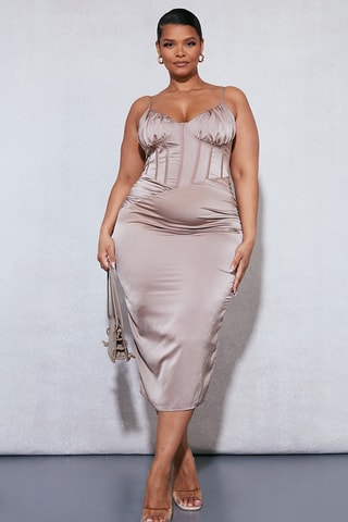 Abito taglio dritto - Grigio