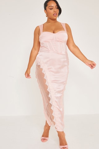 Abito lungo - Rosa cipria