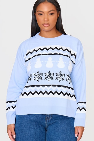 Maglia - Celeste e bianco