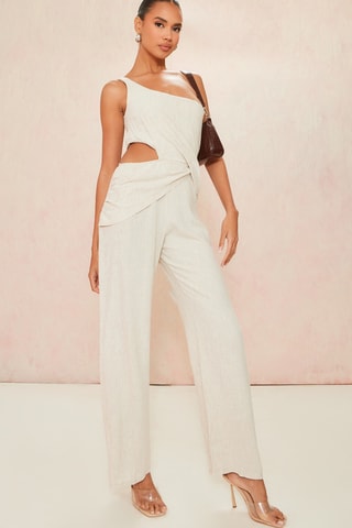 Tuta asimmetrica - Beige