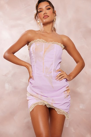 Abito bustier - Malva