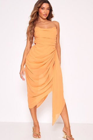 Abito bustier - Arancione