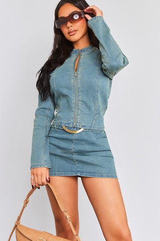 Giacca in jeans - Indaco