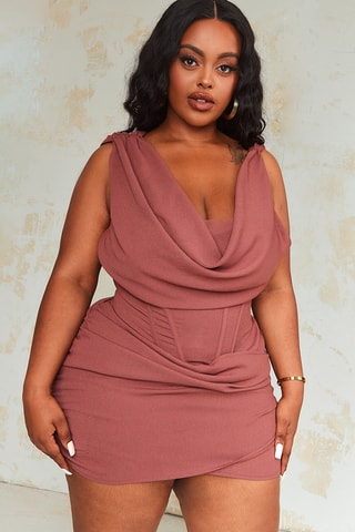 Abito a tubino - Rosa antico