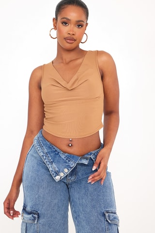Crop top - Cammello