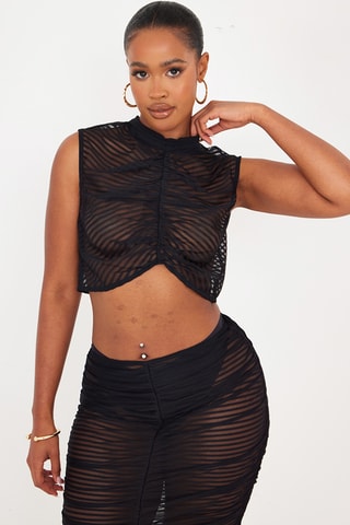 Crop top - Nero