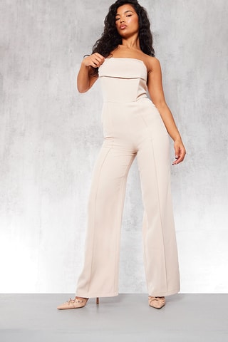 Tuta bustier - Ecrù