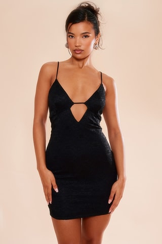 Vestido justo - Preto