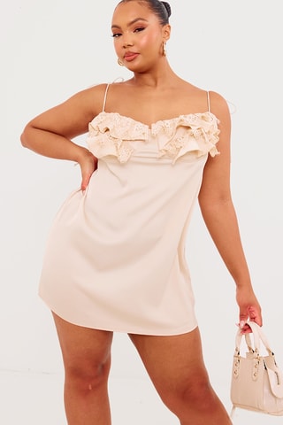 Abito taglio dritto - Ecrù