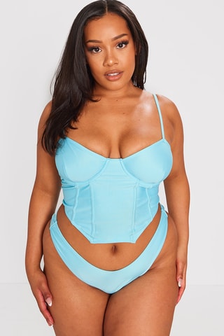 Reggiseno bikini - Celeste