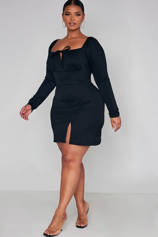 Vestido direito - Preto