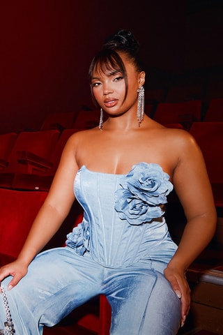 Top bustier - Azzurro